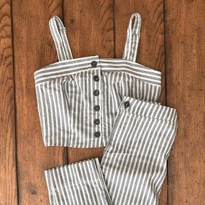 PacSun Crop Top + Pant set
